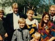 Iowa grandmother, Shirley Wilson pictured with her family (Image via 9Now)